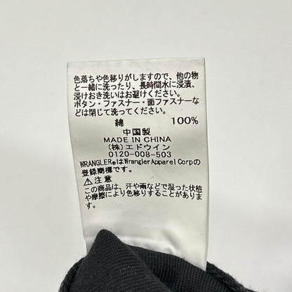 Wrangler ラングラー ×LECHOPPE WS0158 ブラック デニム ストレートパンツ ボトムス