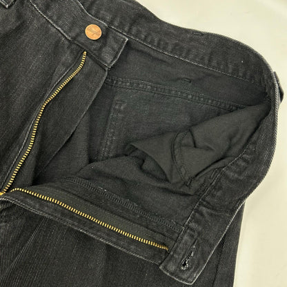 Wrangler ラングラー ×LECHOPPE WS0158 ブラック デニム ストレートパンツ ボトムス