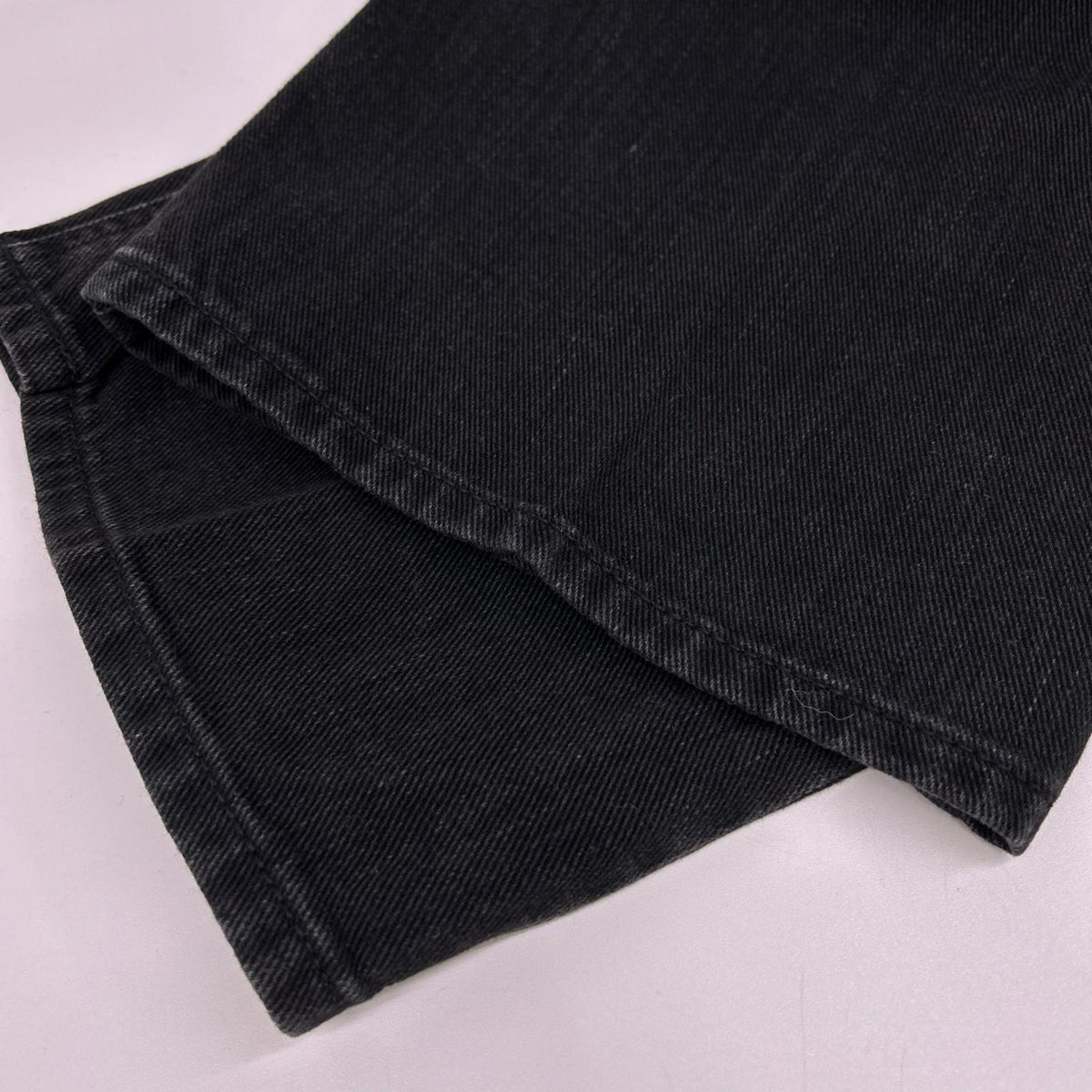 Wrangler ラングラー ×LECHOPPE WS0158 ブラック デニム ストレートパンツ ボトムス