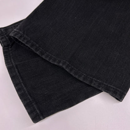 Wrangler ラングラー ×LECHOPPE WS0158 ブラック デニム ストレートパンツ ボトムス
