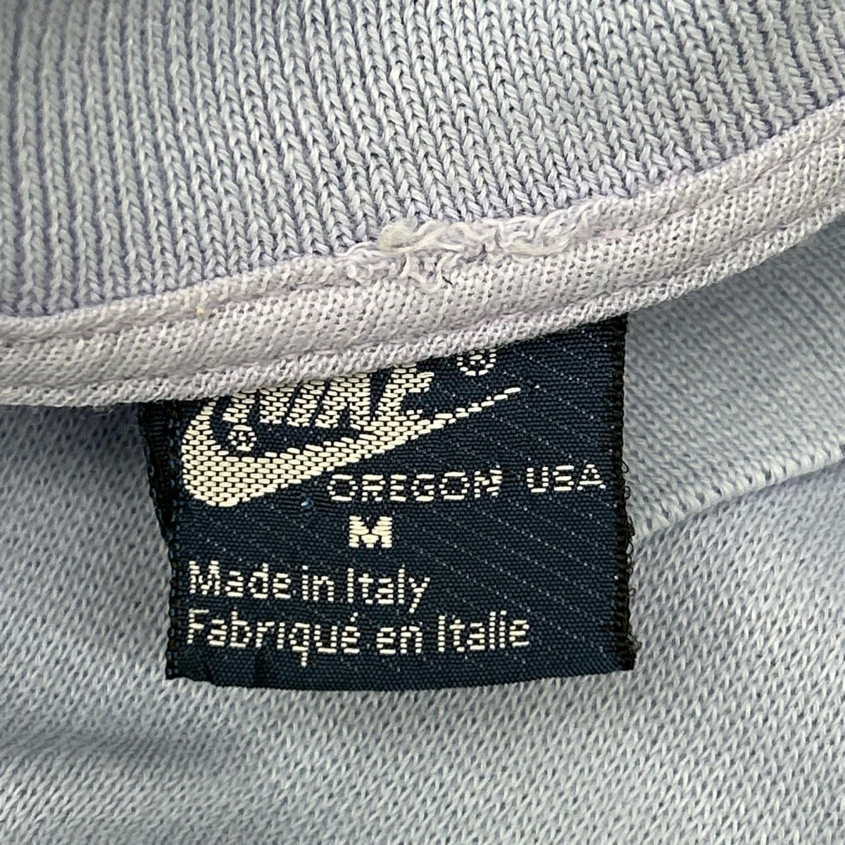 NIKE ナイキ ブルー系 コットン OREGON USA 長袖ポロシャツ トップス