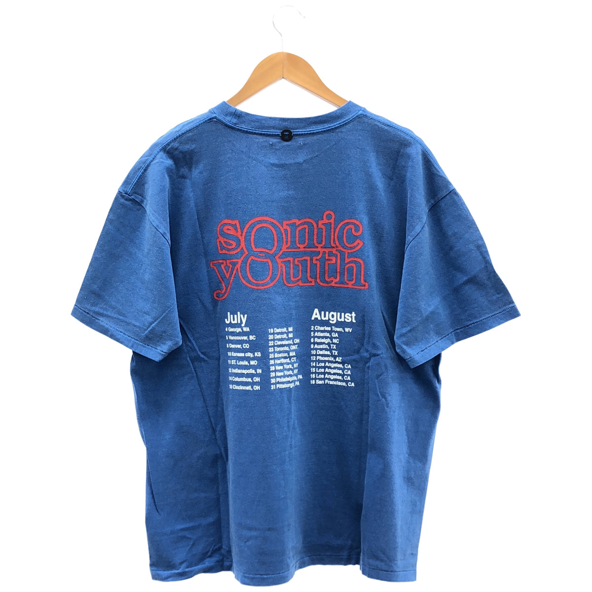 insonnia インソニア IP-SY-014 ブルー SONIC YOUTH WASHING MACHINE TEE トップス