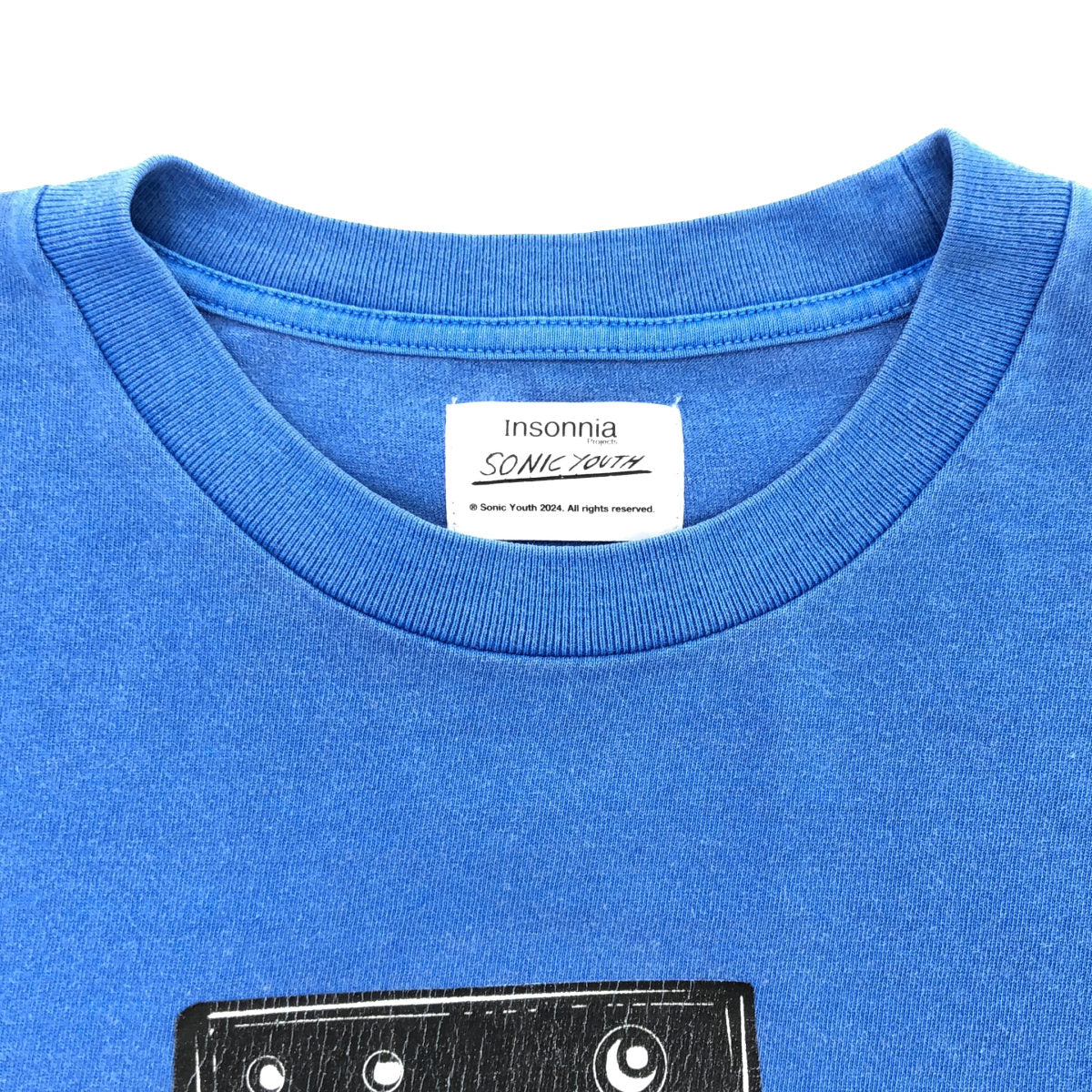 insonnia インソニア IP-SY-014 ブルー SONIC YOUTH WASHING MACHINE TEE トップス