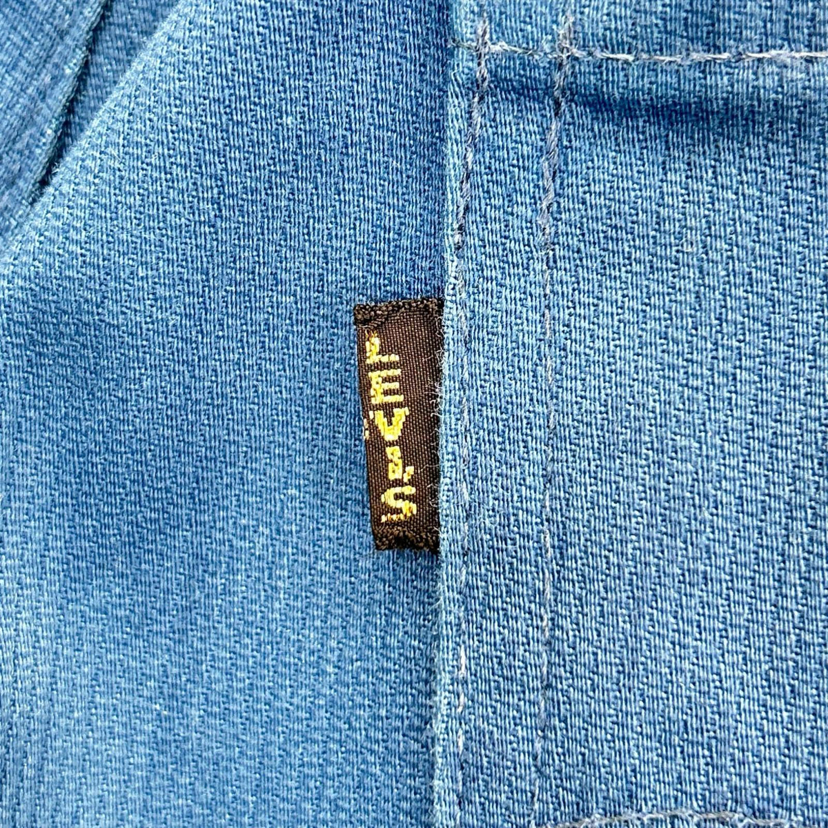 LEVI'S リーバイス 70'S STA-PREST ボタン裏38 黒タブ ビッグE ピケパンツ ボトムス
