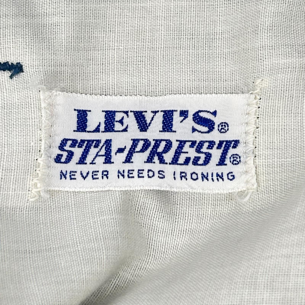 LEVI'S リーバイス 70'S STA-PREST ボタン裏38 黒タブ ビッグE ピケパンツ ボトムス