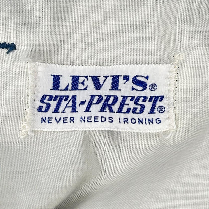 LEVI'S リーバイス 70'S STA-PREST ボタン裏38 黒タブ ビッグE ピケパンツ ボトムス