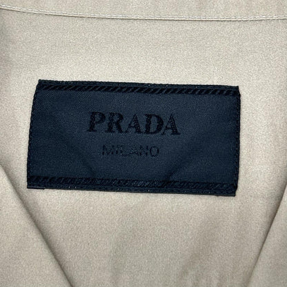 PRADA プラダ 23年製 ラフシモンズ期 SC770 トライアングルロゴ フローラルサファリシャツ トップス