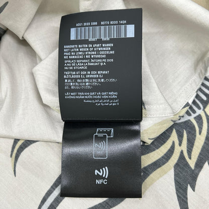 PRADA プラダ 23年製 ラフシモンズ期 SC770 トライアングルロゴ フローラルサファリシャツ トップス