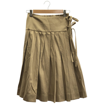 MAISON SPECIAL メゾンスペシャル 21251515804 Wrap Pleated ベージュ ラッププリーツスカート ボトムス