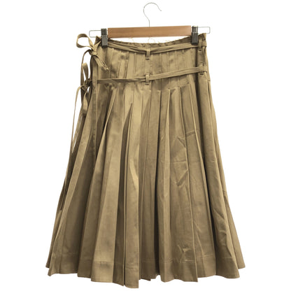 MAISON SPECIAL メゾンスペシャル 21251515804 Wrap Pleated ベージュ ラッププリーツスカート ボトムス