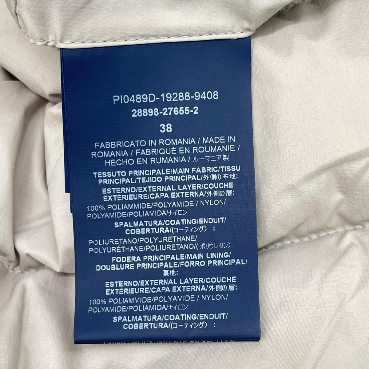 HERNO ヘルノ PI0489D スタンドカラー ミドル丈 ライトダウンコート コート