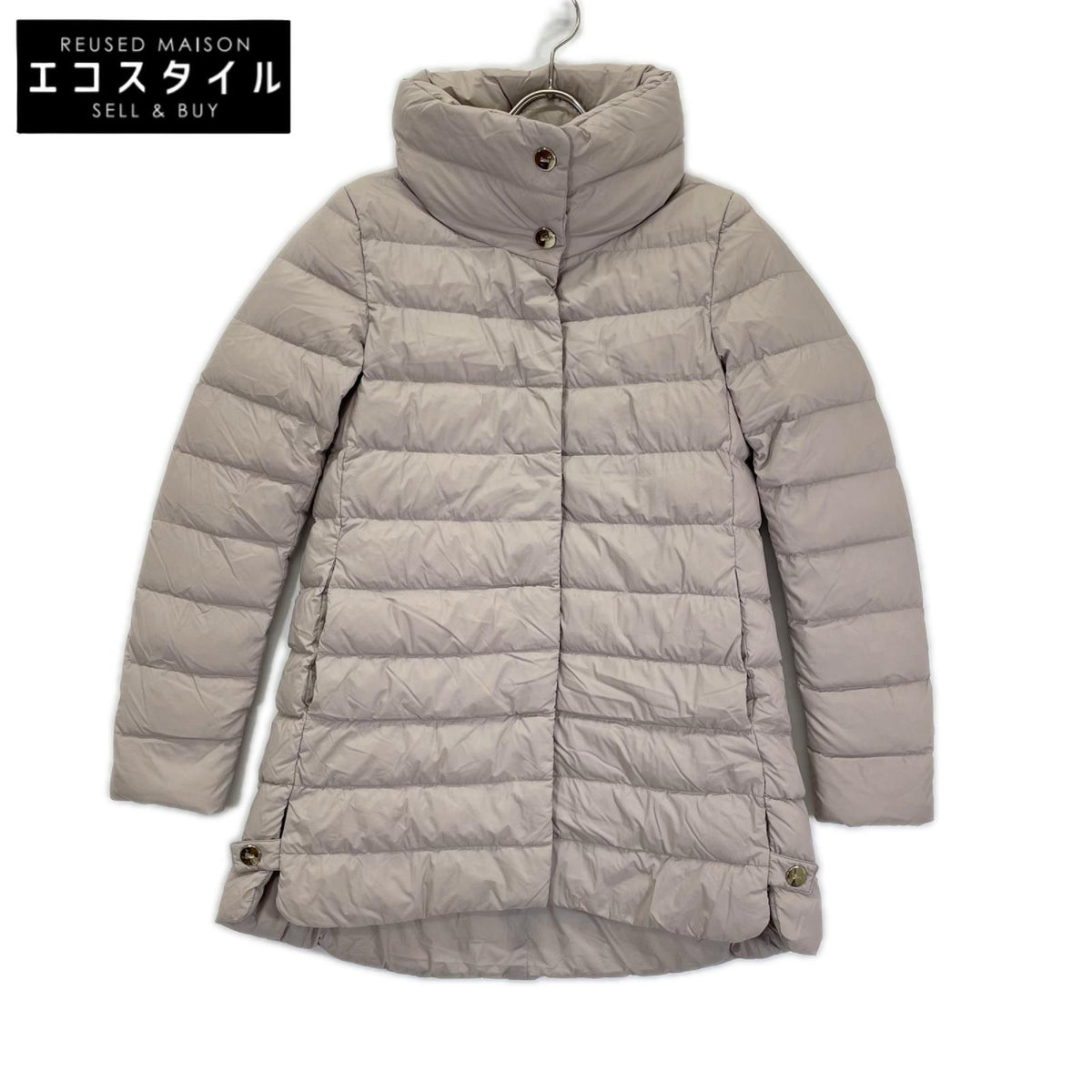 HERNO ヘルノ PI0489D スタンドカラー ミドル丈 ライトダウンコート コート