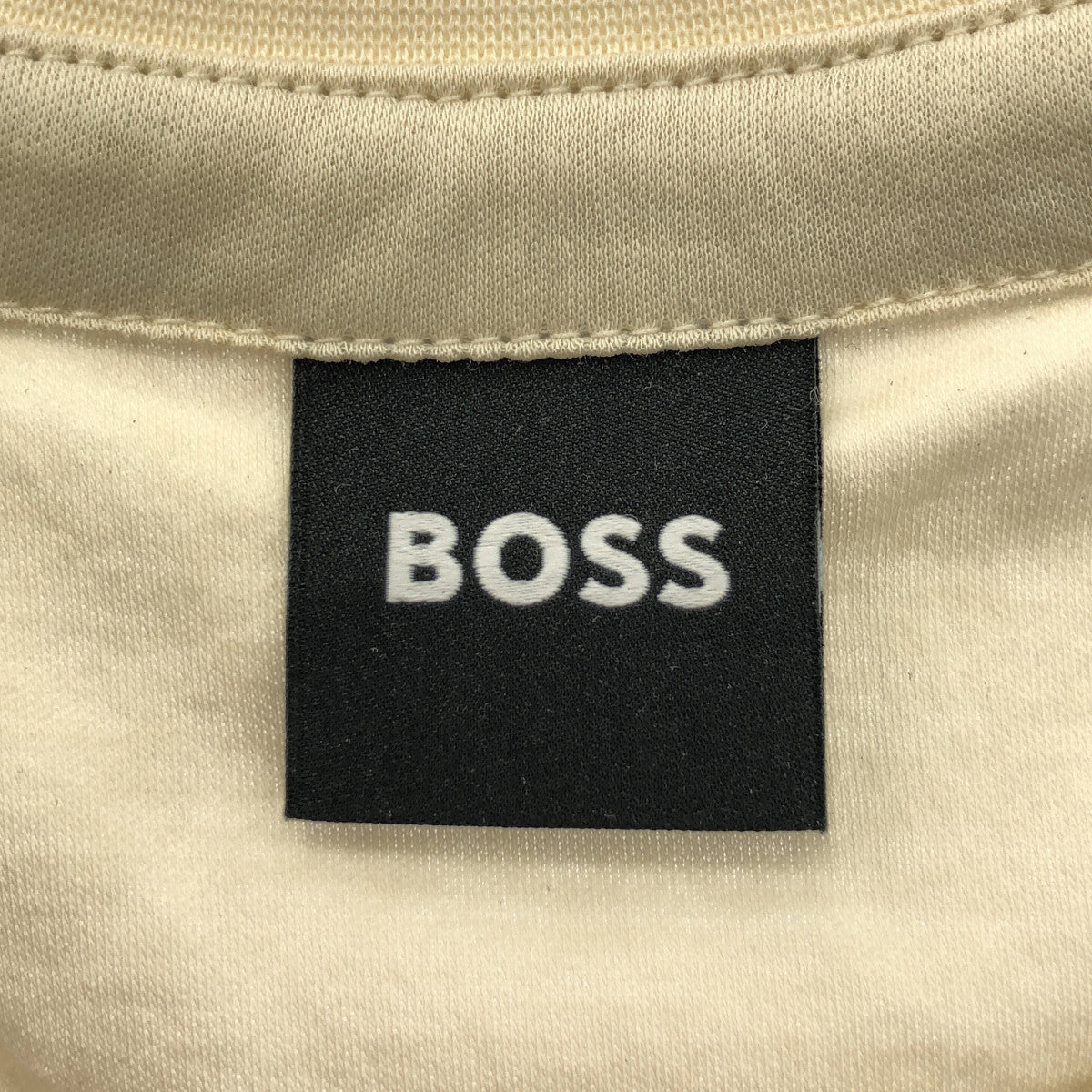 BOSS ボス 50520616 ベージュ コットン Tシャツ トップス