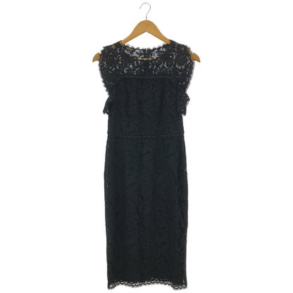 ESCADA エスカーダ 5022527 ブラック 総レース ミディドレスワンピース トップス