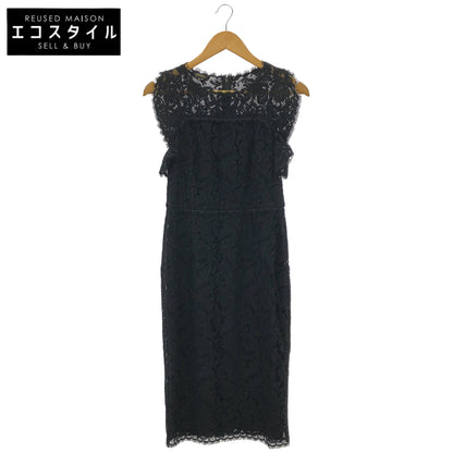 ESCADA エスカーダ 5022527 ブラック 総レース ミディドレスワンピース トップス