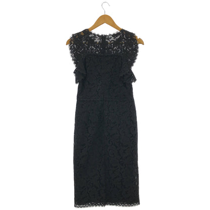 ESCADA エスカーダ 5022527 ブラック 総レース ミディドレスワンピース トップス