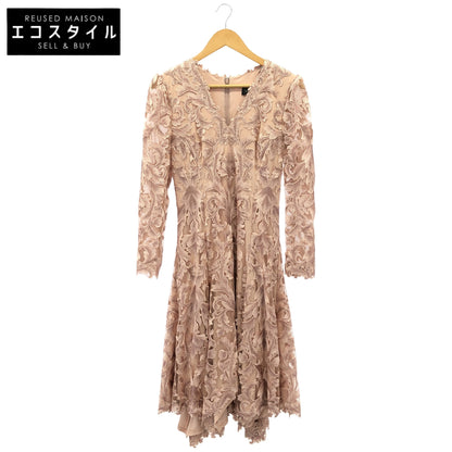 TADASHI SHOJI タダシショージ BTE2118MJ ヌードカラー レースジャージー ドレスワンピース トップス