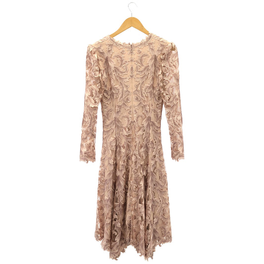 TADASHI SHOJI タダシショージ BTE2118MJ ヌードカラー レースジャージー ドレスワンピース トップス