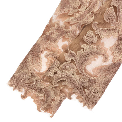 TADASHI SHOJI タダシショージ BTE2118MJ ヌードカラー レースジャージー ドレスワンピース トップス