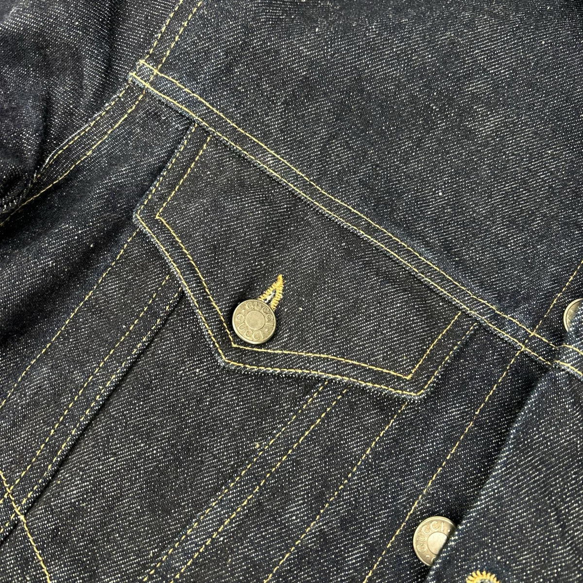 GUCCI グッチ 314-0447-2149 インディゴ デニムジャケット ジャケット
