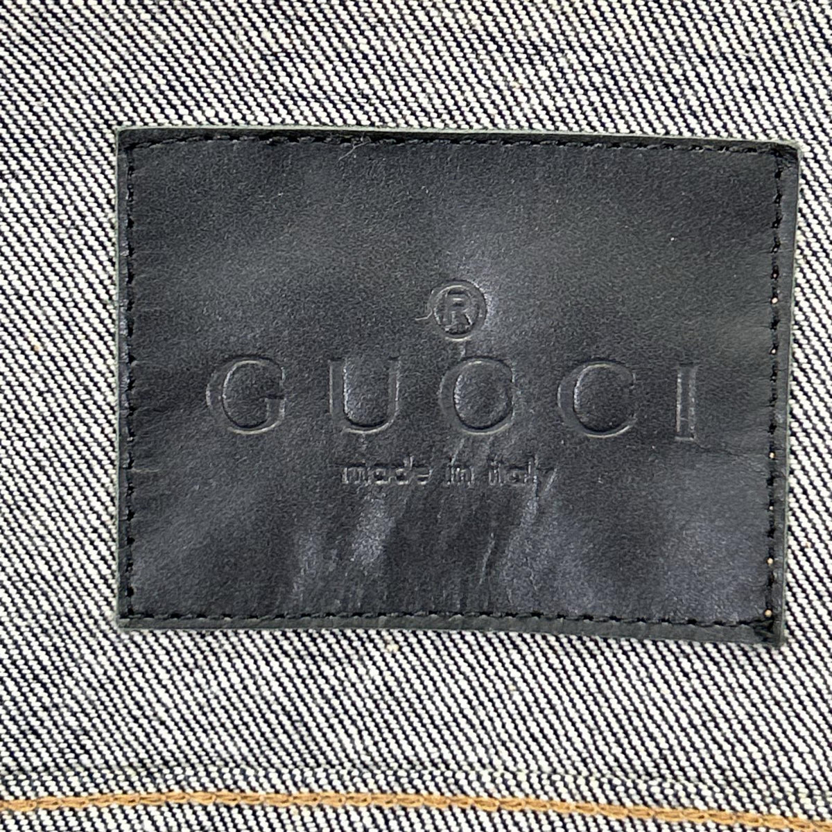 GUCCI グッチ 314-0447-2149 インディゴ デニムジャケット ジャケット