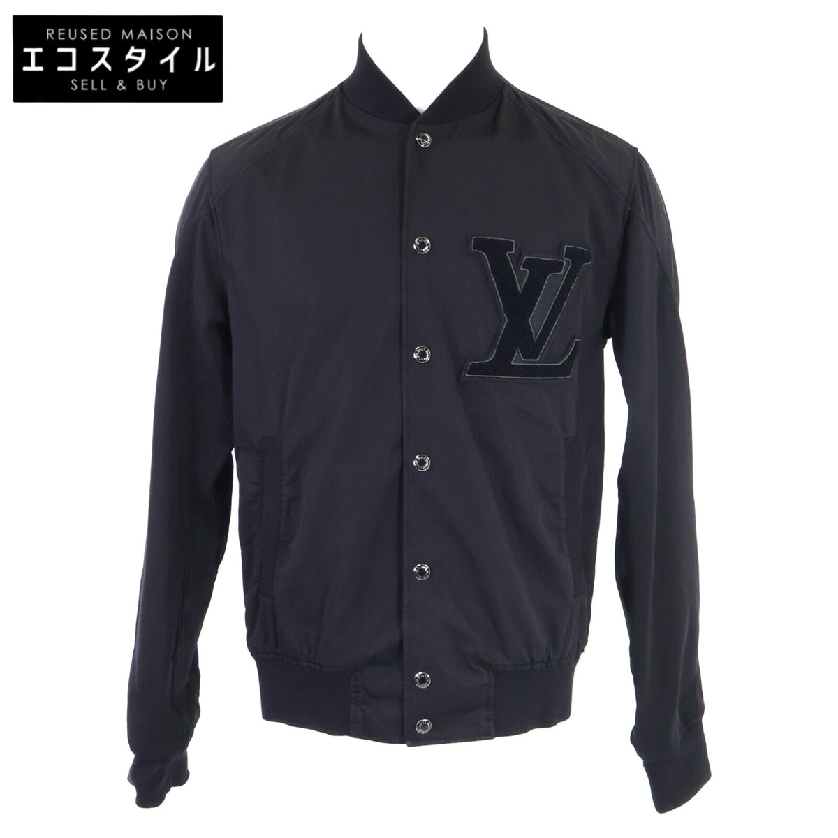 LOUIS VUITTON ルイヴィトン 【国内正規】RM111M MSBS11BEV LVロゴワッペン スタジャン ジャケット