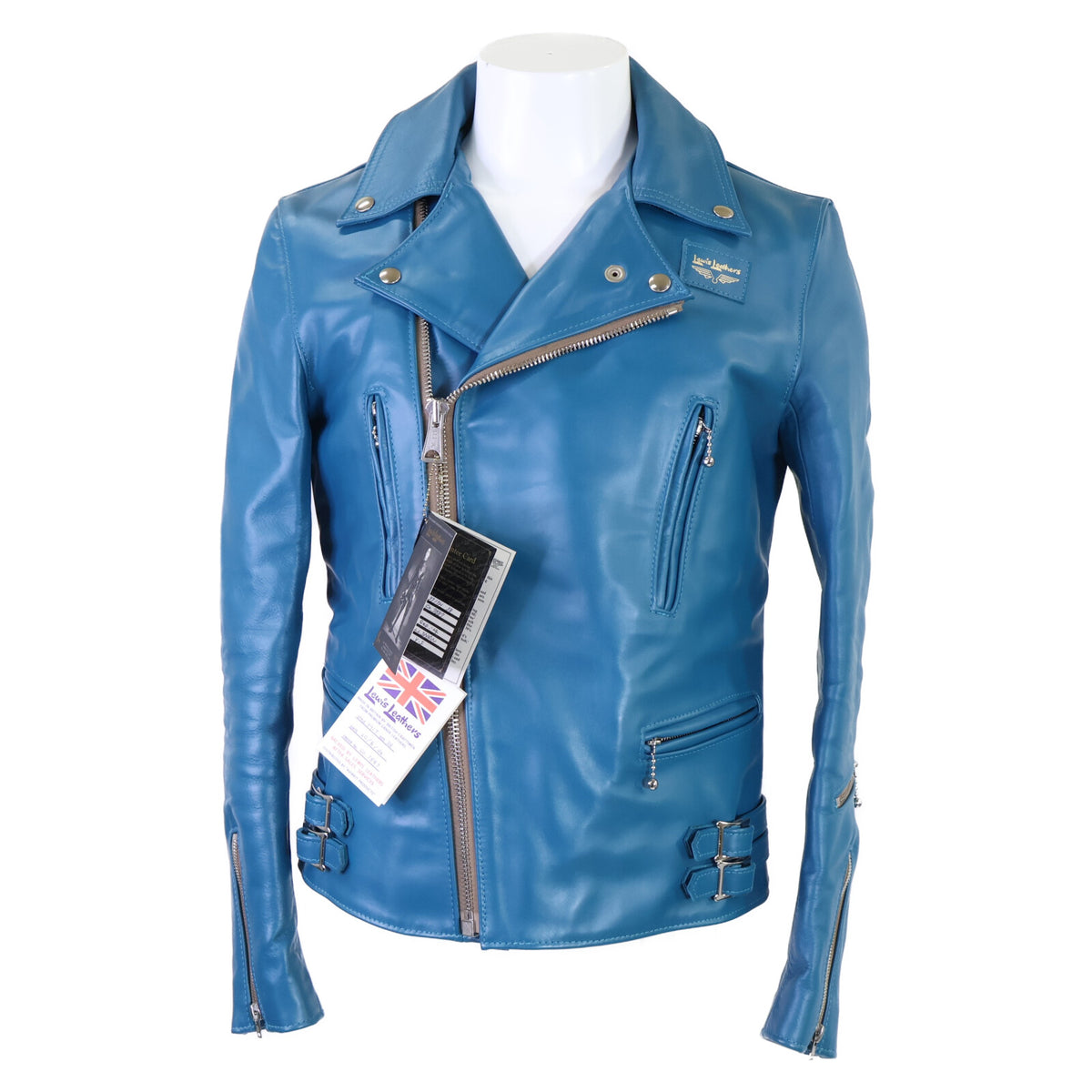 Lewis Leathers ルイスレザー 新品同様 391TH タイトフィット ホースハイド ライトニング ライダースジャケット ジャケット