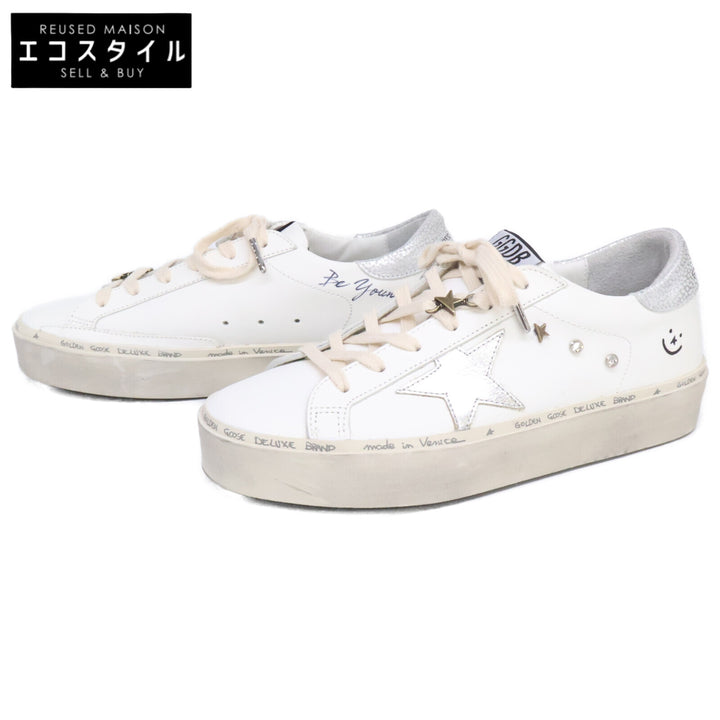 GOLDEN GOOSE ゴールデングース 【美品】HI STAR Be Younique レタリング カスタム スニーカー シューズ