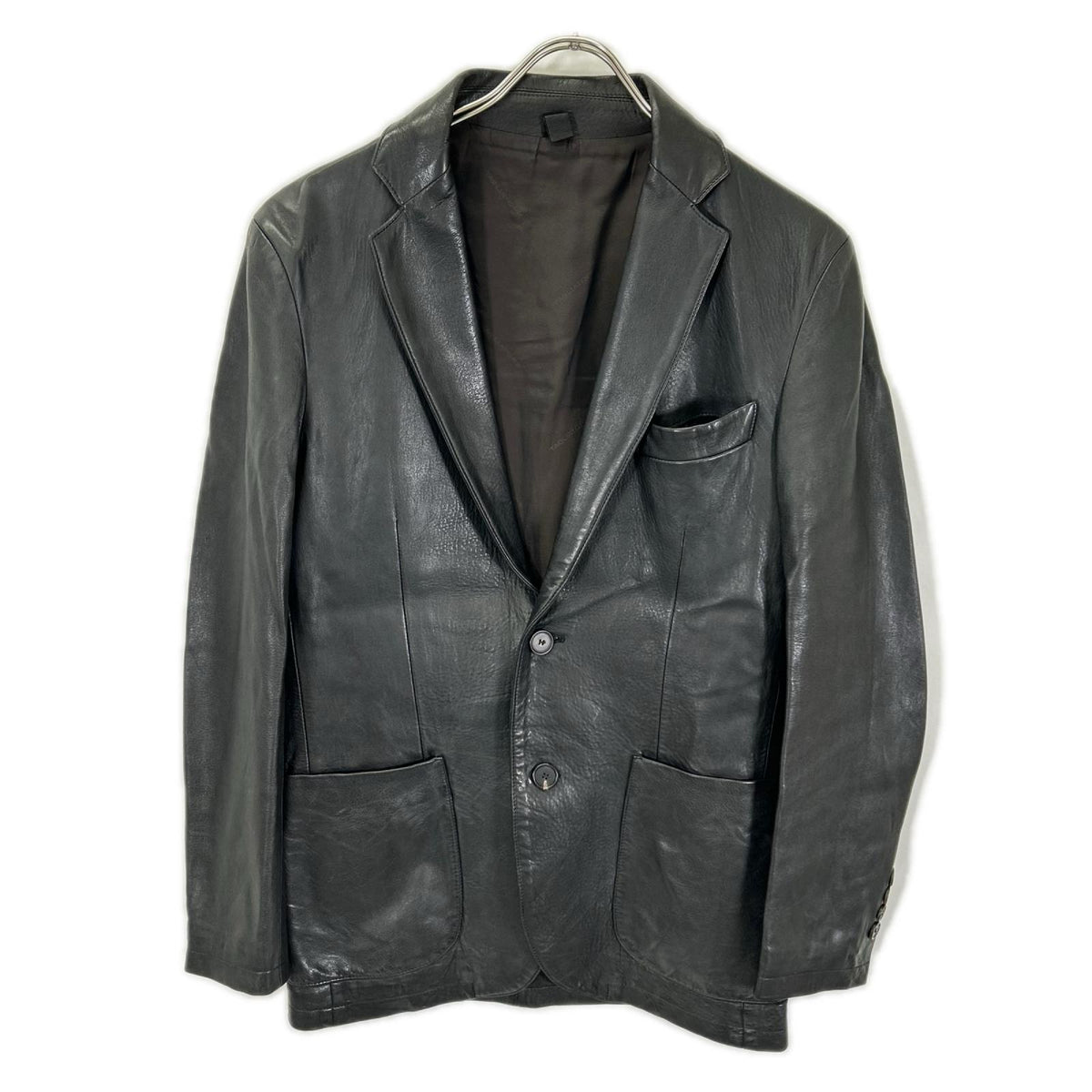 TAGLIATORE タリアトーレ ASI21-06 ブラック ラムレザー CARSON サイドベンツ 2Bジャケット ジャケット