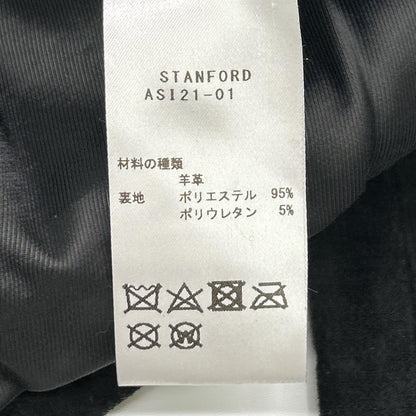 TAGLIATORE タリアトーレ ASI21-01 ブラック ラムレザー スエード STANFORD シングルライダースジャケット ジャケット