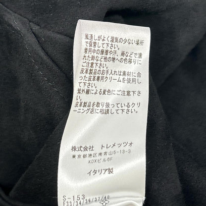 TAGLIATORE タリアトーレ ASI21-01 ブラック ラムレザー スエード STANFORD シングルライダースジャケット ジャケット