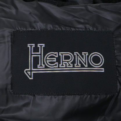 HERNO ヘルノ 【国内正規】PI001075U ウォーターレペレントシルクカシミアサキソニーフーディーダウン コート
