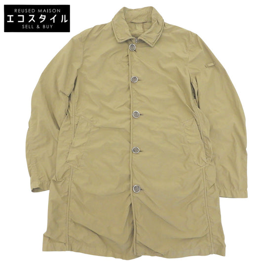 BARNEYSNEWYORK バーニーズニューヨーク ナイロンポリ シングルスプリングコート メンズ カーキ 48 B30803 コート