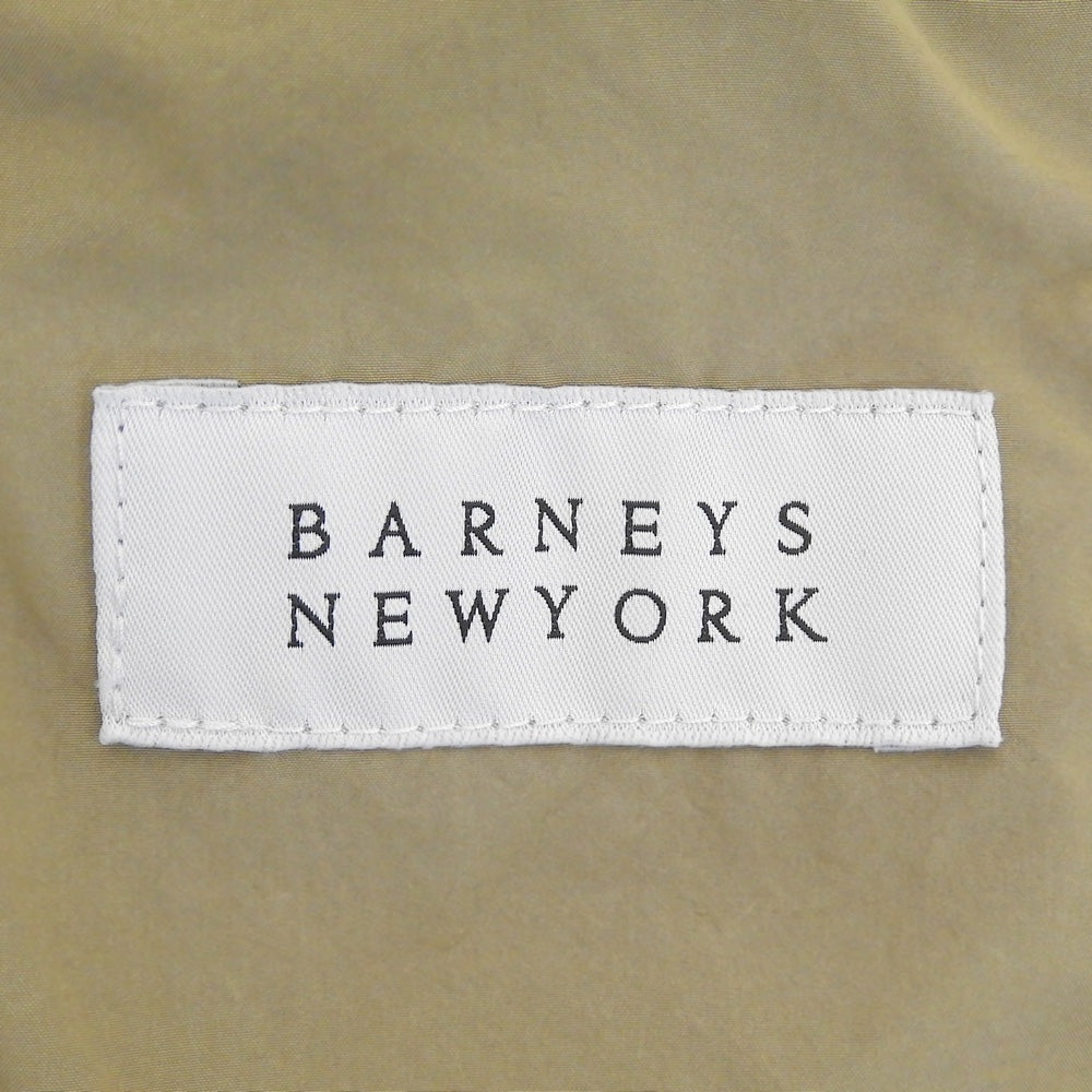 BARNEYSNEWYORK バーニーズニューヨーク ナイロンポリ シングルスプリングコート メンズ カーキ 48 B30803 コート