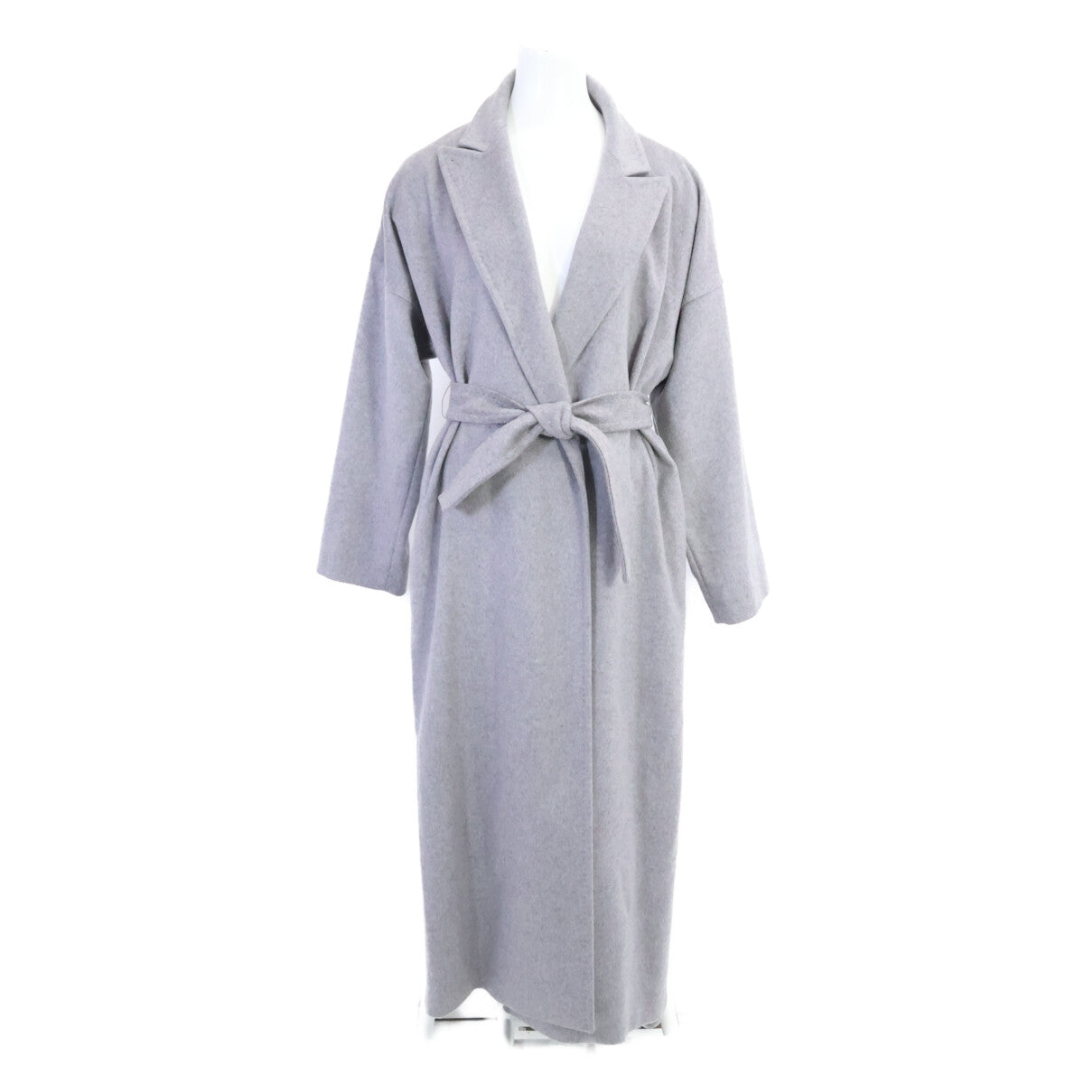 Max Mara マックスマーラ 【美品/国内正規】101624836 白タグ カシミヤ ベルト付 アイコン コート