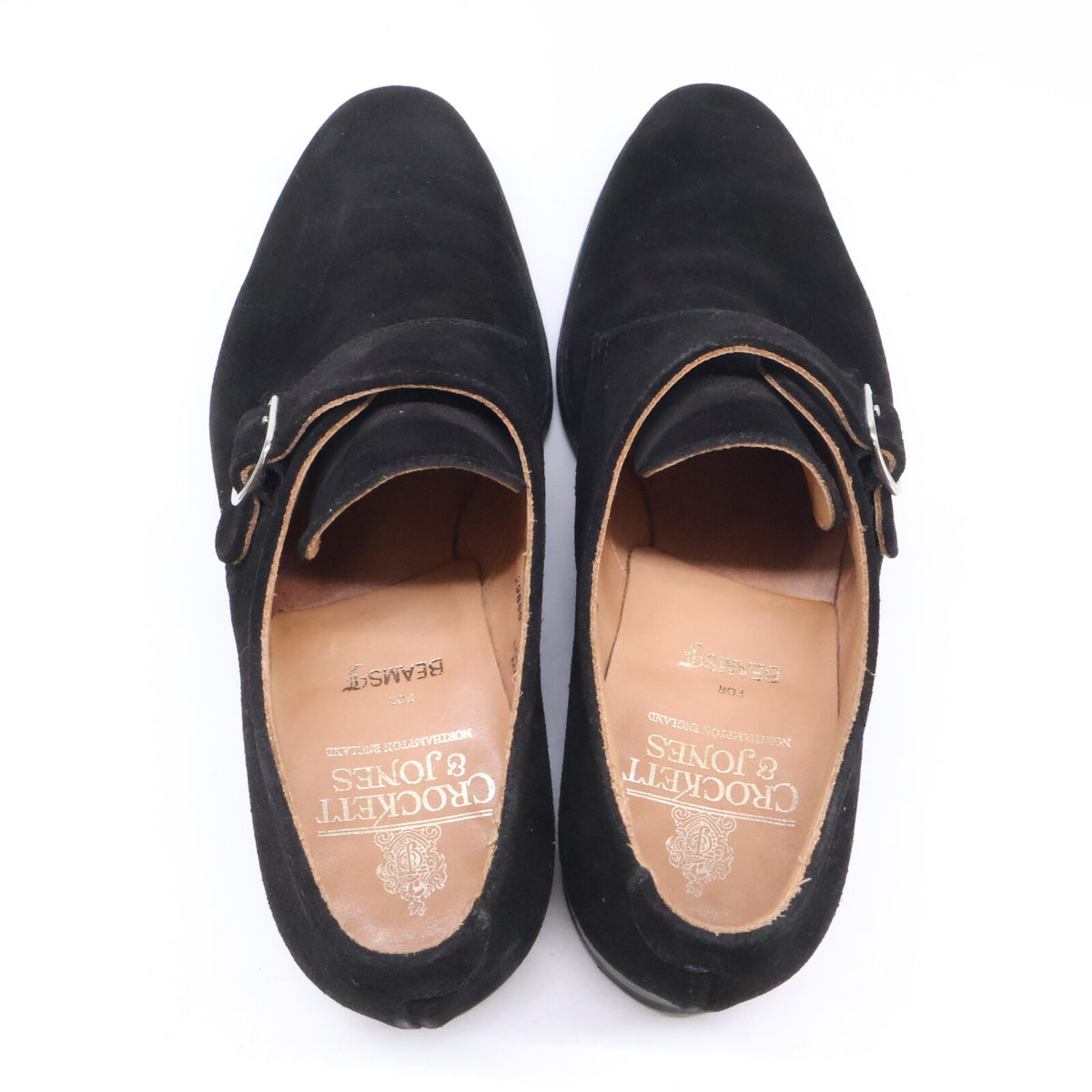 Crockett&Jones クロケット＆ジョーンズ BEAMS F ビームスエフ別注 29880 MALVERN マルバーン スエード シングルモンクストラップ シューズ シューズ