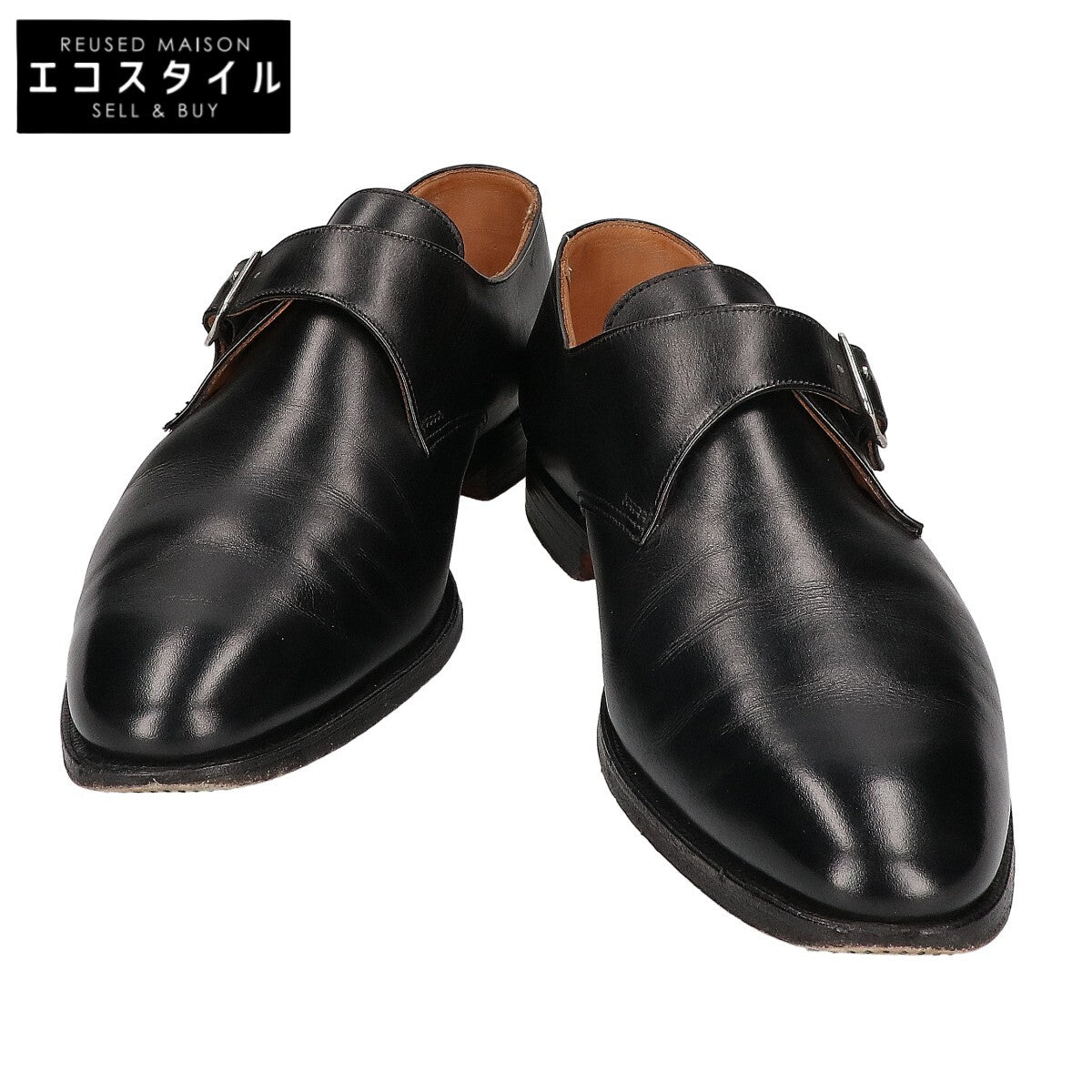 Crockett&Jones クロケット＆ジョーンズ ｘBEAMS F ビームスF MALVERN レザー シングルモンク シューズ シューズ