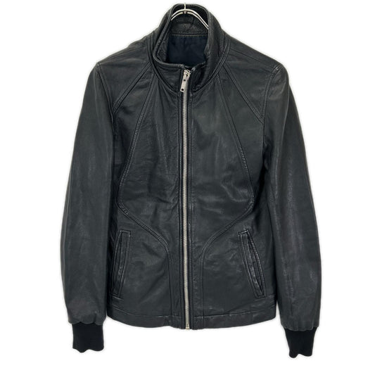 Rick Owens リックオウエンス RU6767 L/G ブラック ラムレザー シングルライダースジャケット ジャケット
