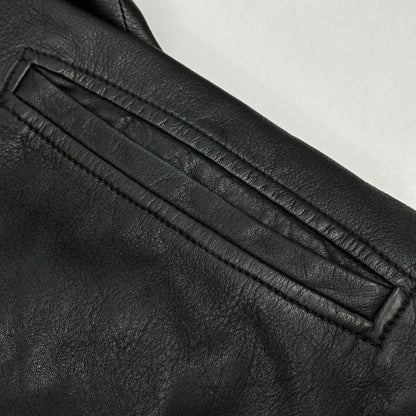 Rick Owens リックオウエンス RU6767 L/G ブラック ラムレザー シングルライダースジャケット ジャケット