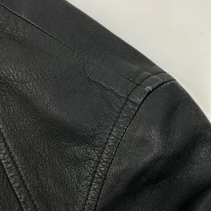 Rick Owens リックオウエンス RU6767 L/G ブラック ラムレザー シングルライダースジャケット ジャケット