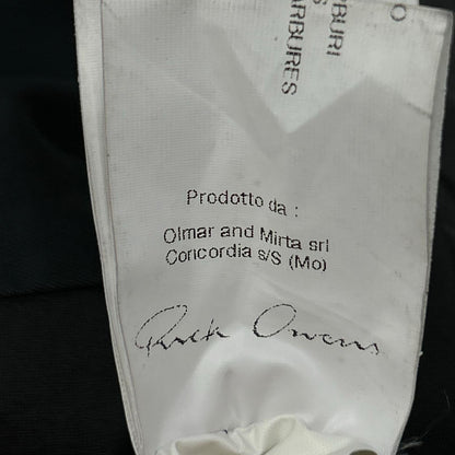Rick Owens リックオウエンス RU6767 L/G ブラック ラムレザー シングルライダースジャケット ジャケット