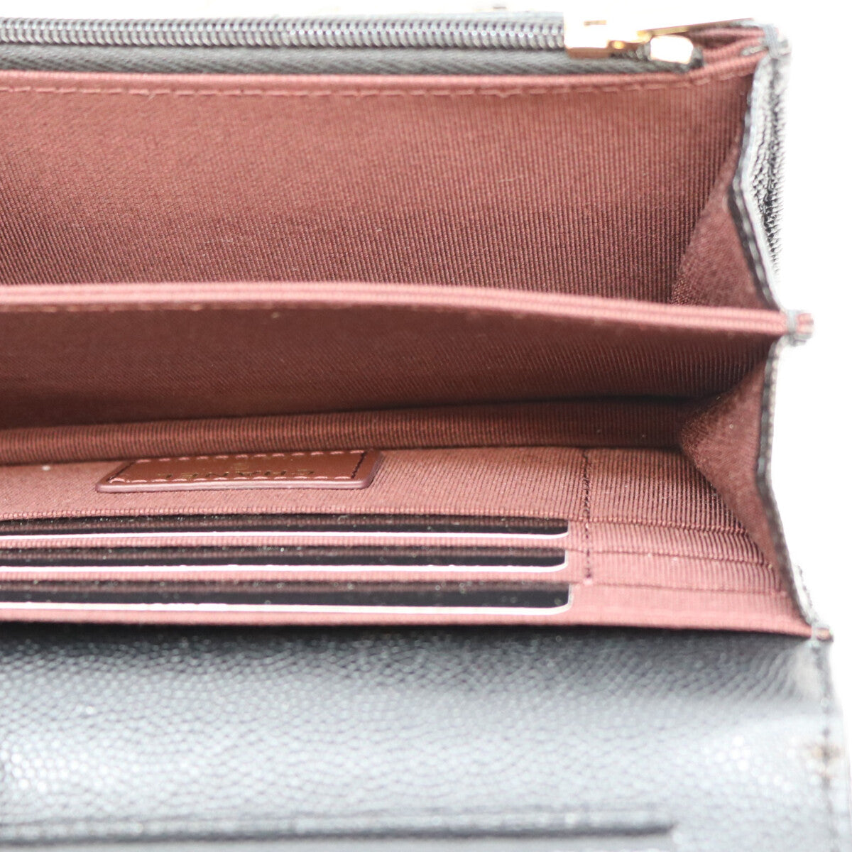 CHANEL シャネル 21年 30番 AP1649 黒 キャビア G金具 ミニチェーンウォレット ショルダーバッグ