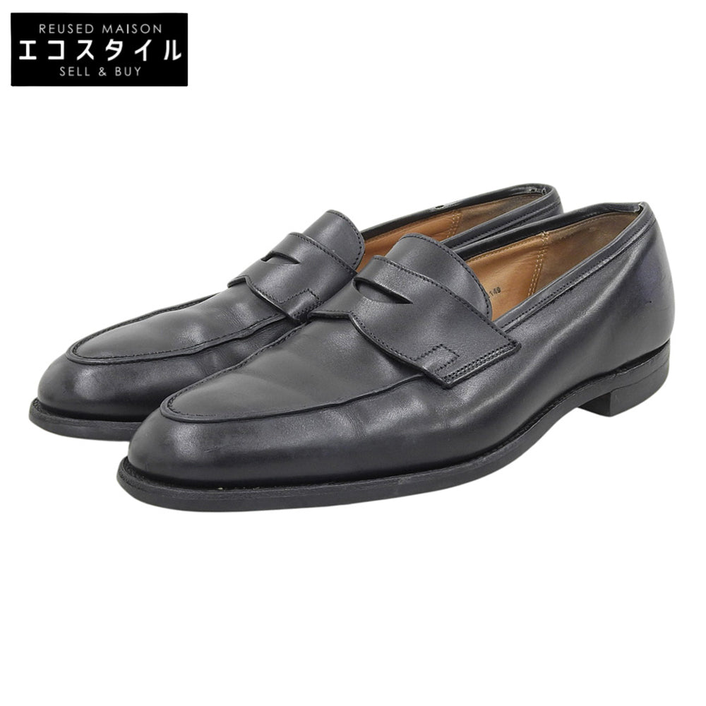 Crockett&Jones クロケット＆ジョーンズ ROSEMOUNT コインローファー シューズ メンズ ブラック 8E シューズ
