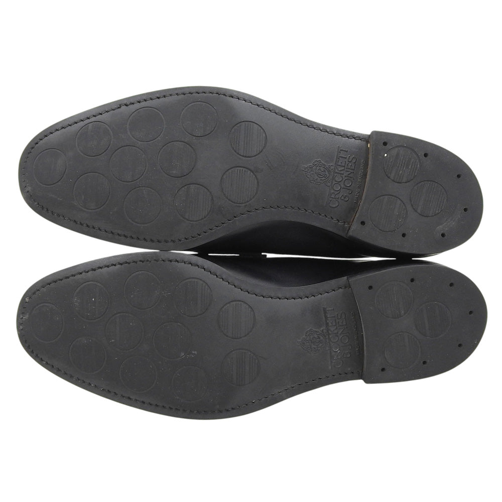 Crockett&Jones クロケット＆ジョーンズ ROSEMOUNT コインローファー シューズ メンズ ブラック 8E シューズ