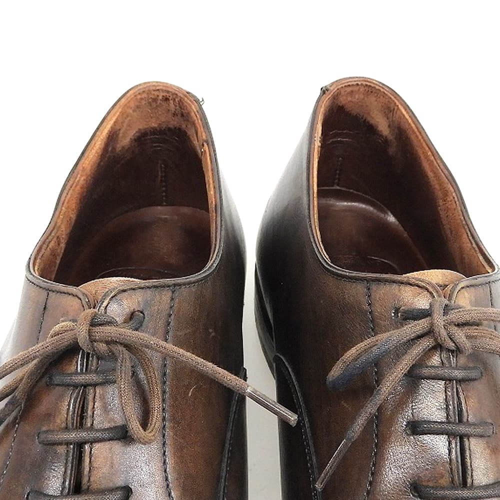 Crockett&Jones クロケット＆ジョーンズ BELGRAVE3 パンチドキャップトゥ シューズ メンズ ブラウン 8E シューズ