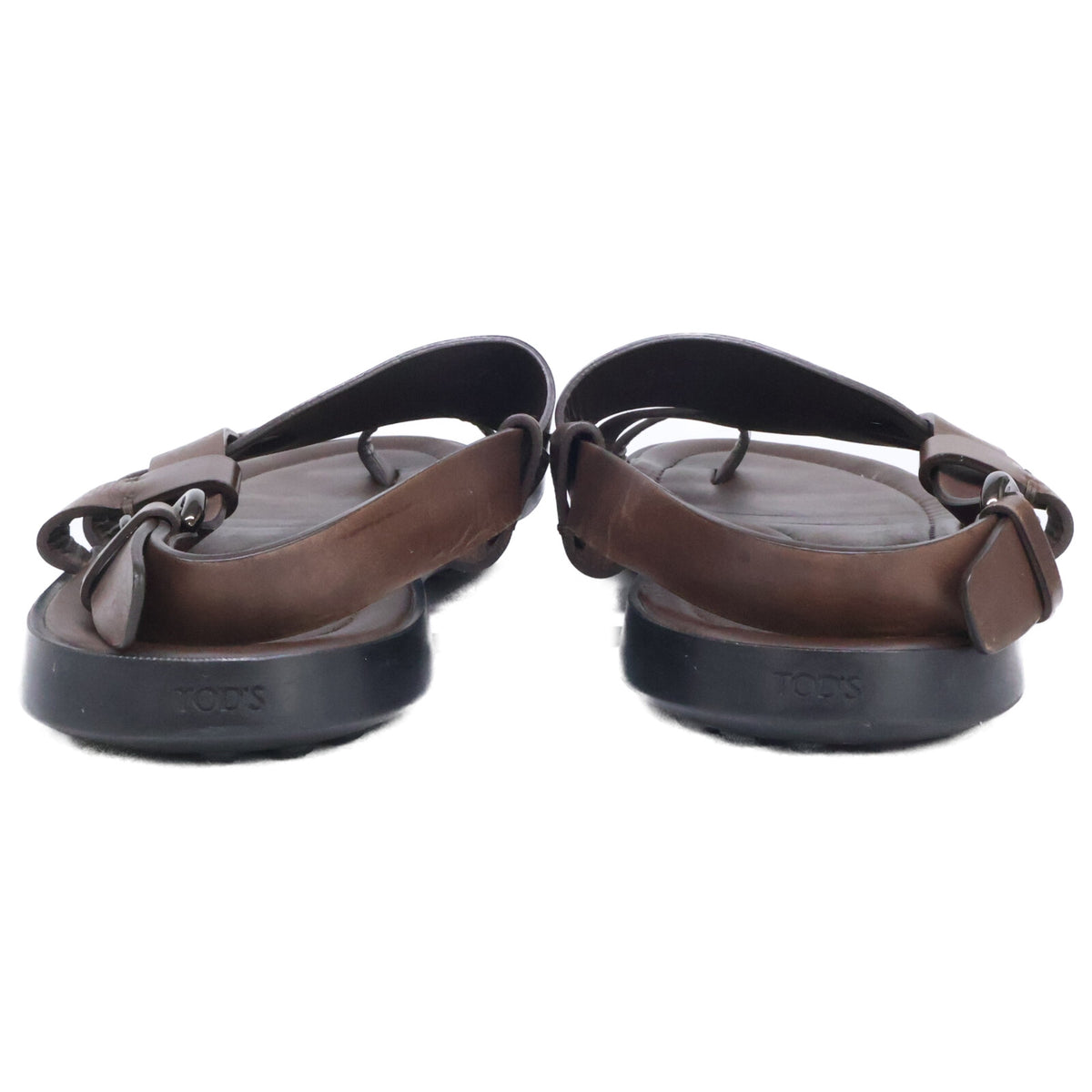 TOD'S トッズ レザー ストラップ フラット サンダル シューズ