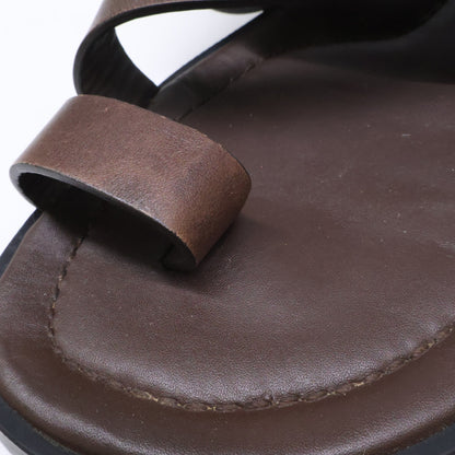 TOD'S トッズ レザー ストラップ フラット サンダル シューズ