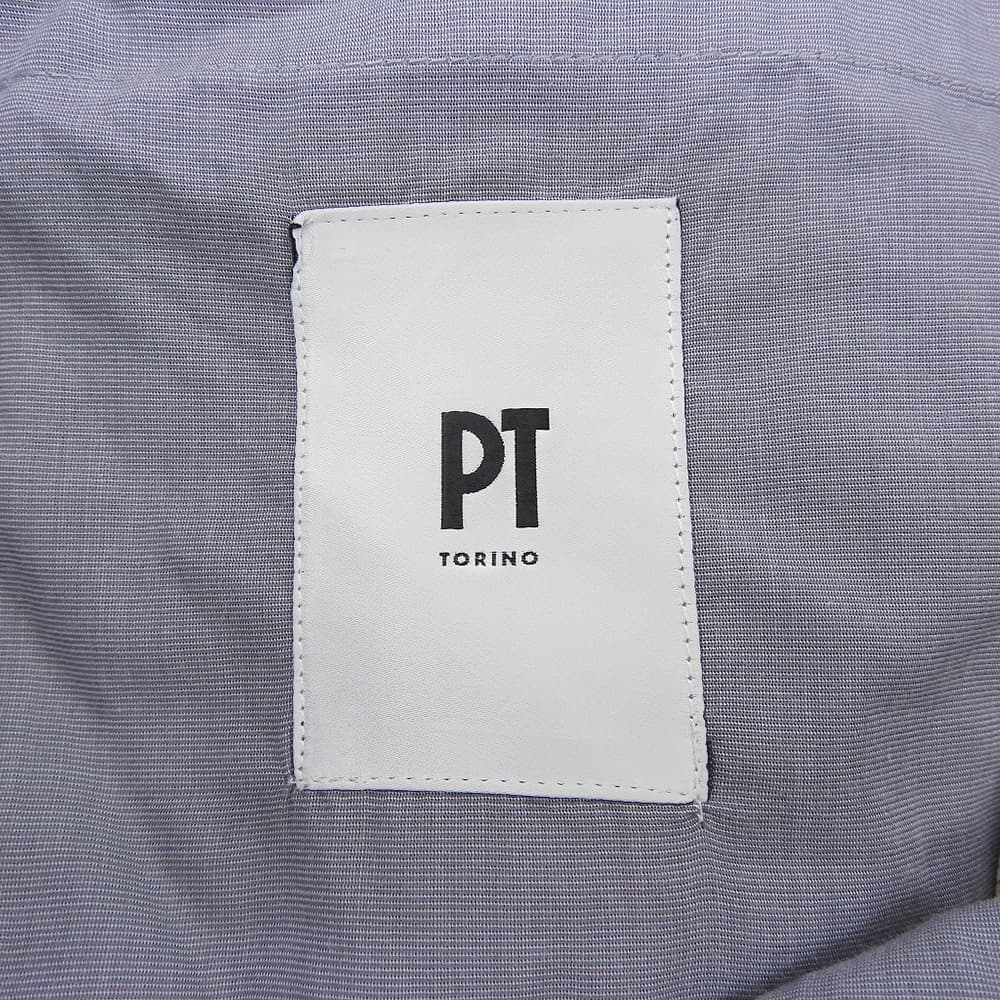 PT TORINO ピーティートリノ GENTLEMAN FIT スラックスパンツ ウール ボトムス メンズ グレー 42 ボトムス