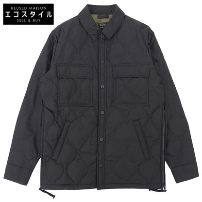 TAION タイオン 美品 ミリタリー CPOシャツジャケット ダウン ジャケット メンズ ブラック S TAION-109CPOSHML-1 ジャケット