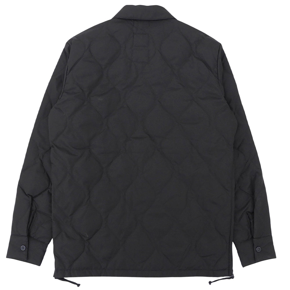 TAION タイオン 美品 ミリタリー CPOシャツジャケット ダウン ジャケット メンズ ブラック S TAION-109CPOSHML-1 ジャケット